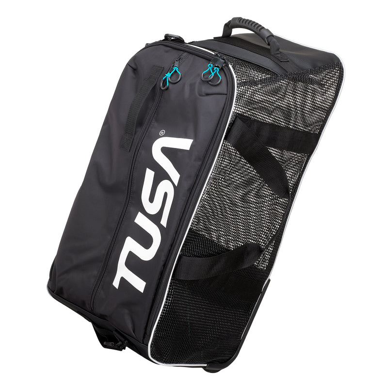 TUSA Heavy Duty Large Diver’s Mesh Roller Duffel with Solid Top Pocket