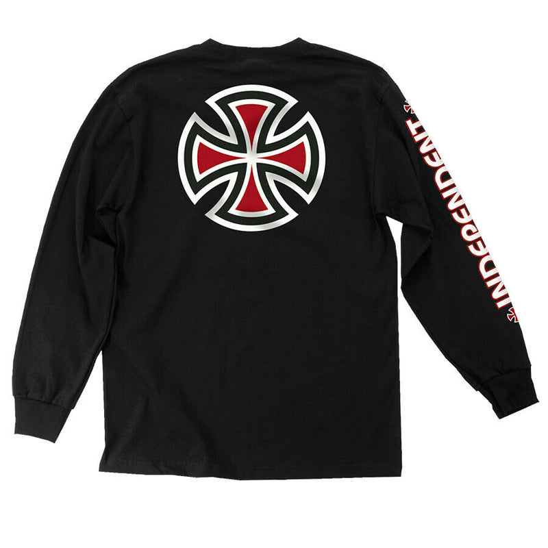 Independent Men's Bar/Cross Long Sleeve T-Shirt