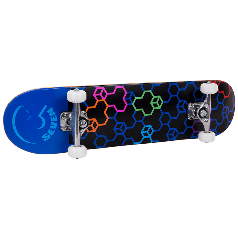 Complete 8.0 Inch Cal 7 skateboard with cubic graphics