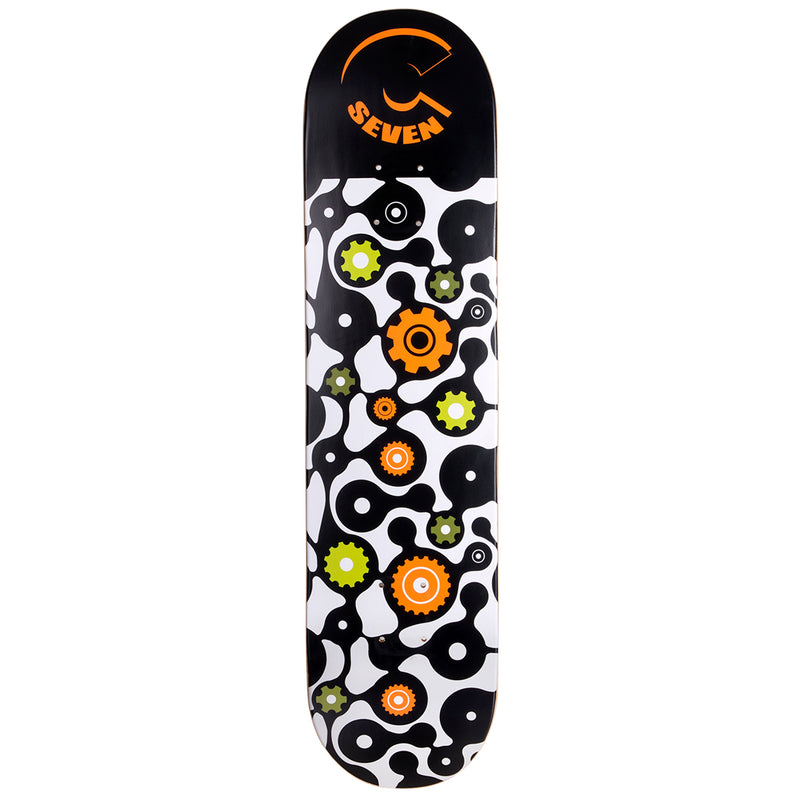 8.0 inch complete Cal 7 skateboard with Gear graphics