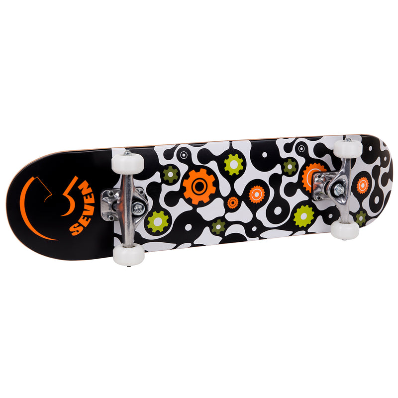 8.0 inch complete Cal 7 skateboard with Gear graphics