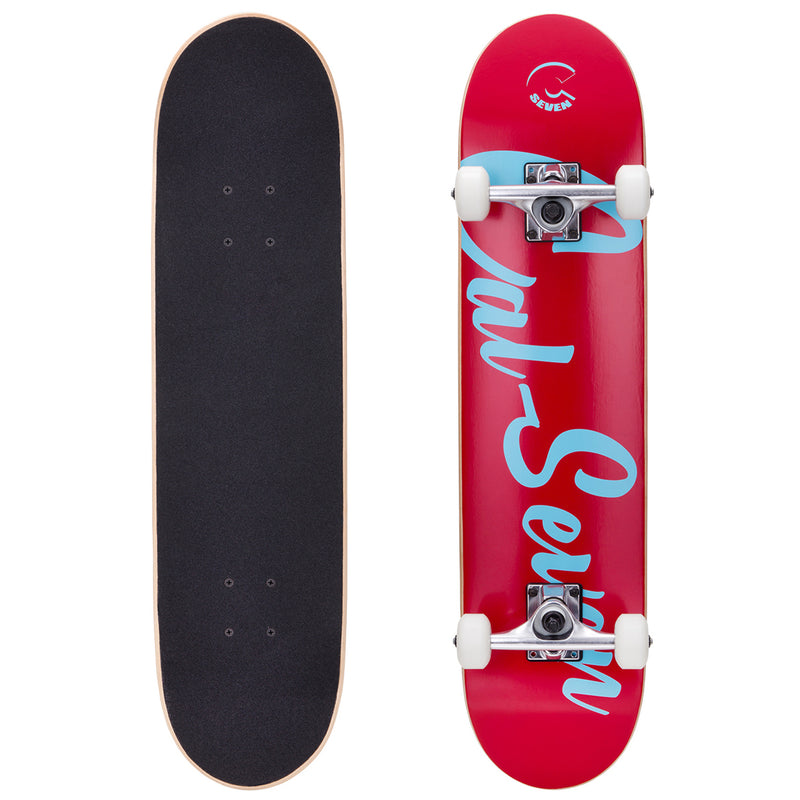 Cal 7 Complete Skateboard | 7.5 PCH Red