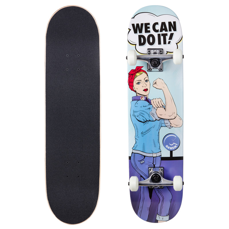 Cal 7 Complete Skateboard | 7.75 Rosie the Riveter