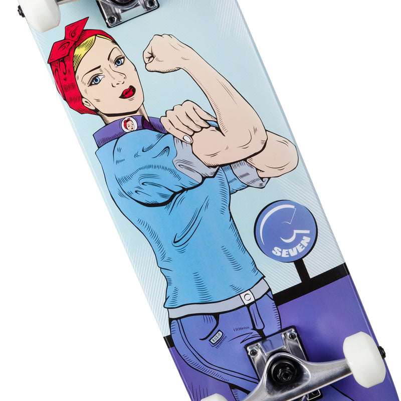 Cal 7 Complete Skateboard | 7.75 Rosie the Riveter