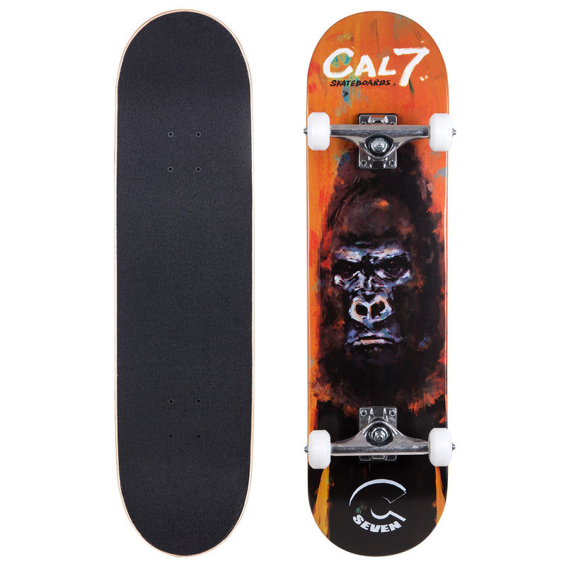 Cal 7 Complete Skateboard | 8.0 Behemoth Gorilla