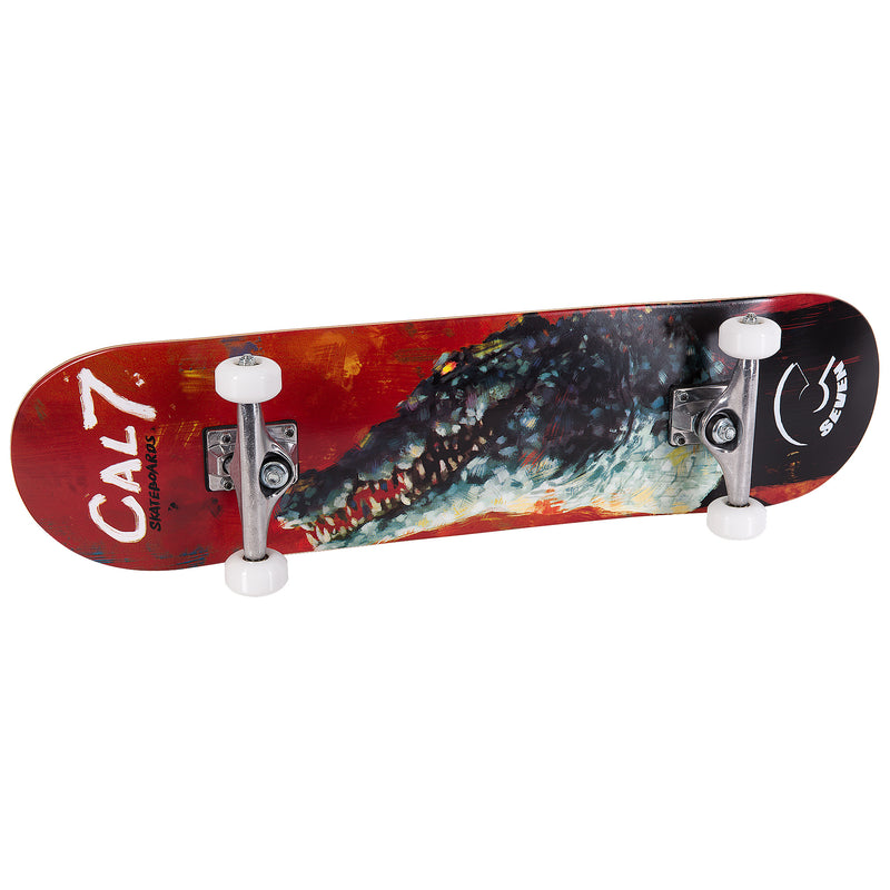 Cal 7 Complete Skateboard | 8.0 Ravenous Crocodile