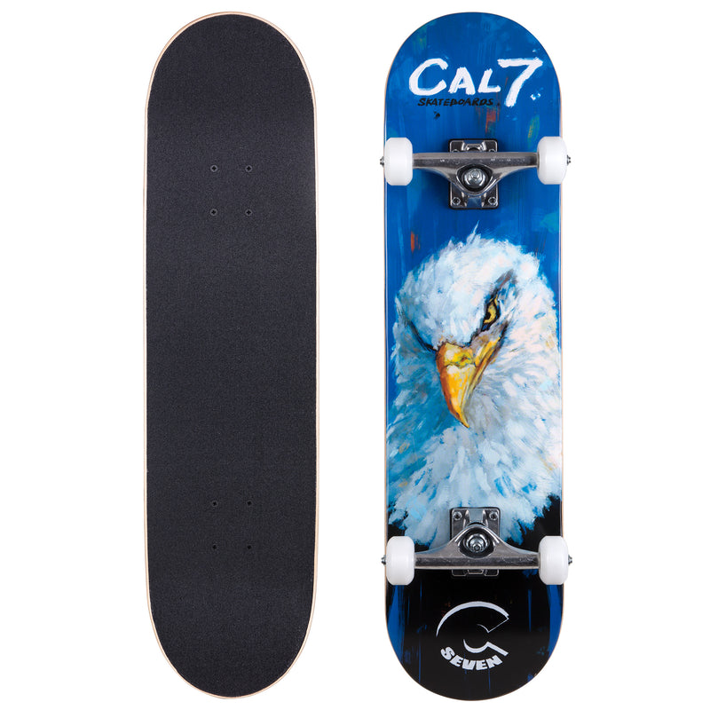 Cal 7 Complete Skateboard | 8.0 Valor Eagle