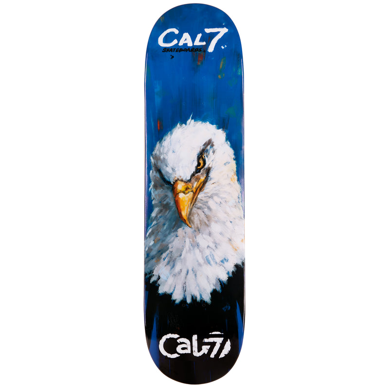 Cal 7 Valor Eagle Skateboard Deck Canadian Maple 7 Ply 8.25 Inch Popsicle Trick