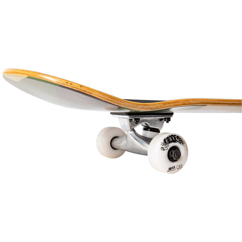  Cal 7 Brigadier Complete 7.5/7.75/8-Inch Skateboard with Camouflage Design and White Cal 7 Logo 