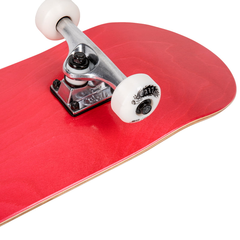 Cal 7 Crimson Complete 7.5/7.75/8-Inch Skateboard with Red Stain and  Cal 7 Logo 