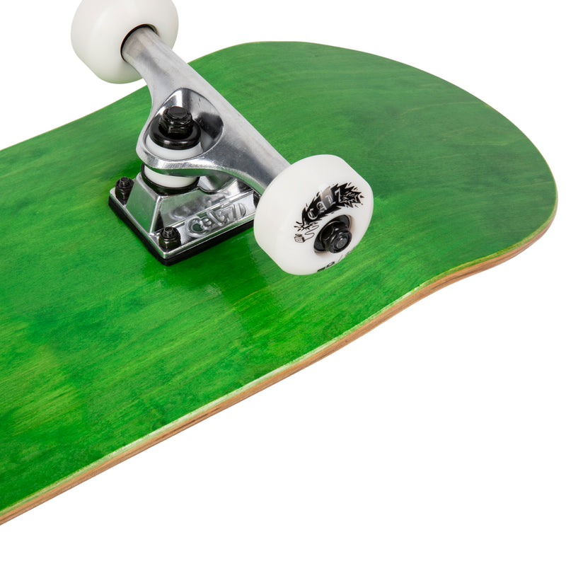 Cal 7 Meadow Complete 7.5/7.75/8-Inch Skateboard with Green Stain and Cal 7 Logo 