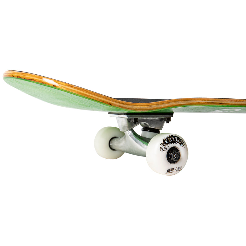 Cal 7 Meadow Complete 7.5/7.75/8-Inch Skateboard with Green Stain and Cal 7 Logo 