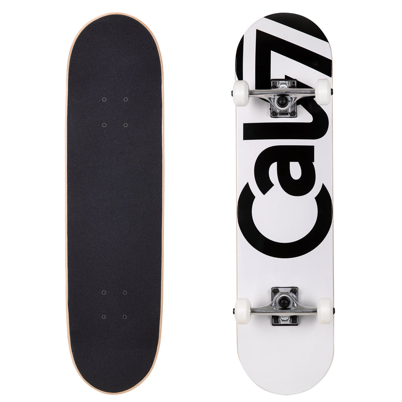 Cal 7 White Tundra Complete 8.0 Inch skateboard