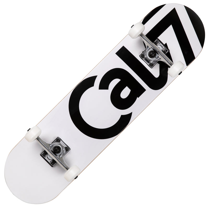 Cal 7 White Tundra Complete 8.0 Inch skateboard