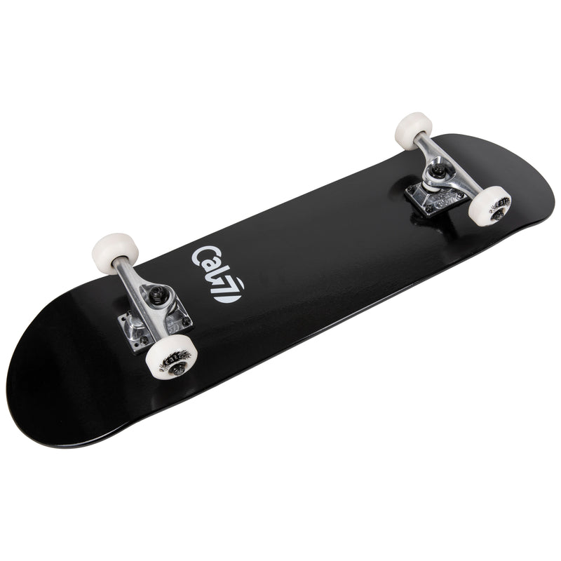  Cal 7 Yang Complete 7.5/7.75/8-Inch Skateboard with Solid Black Deck and Cal 7 Logo