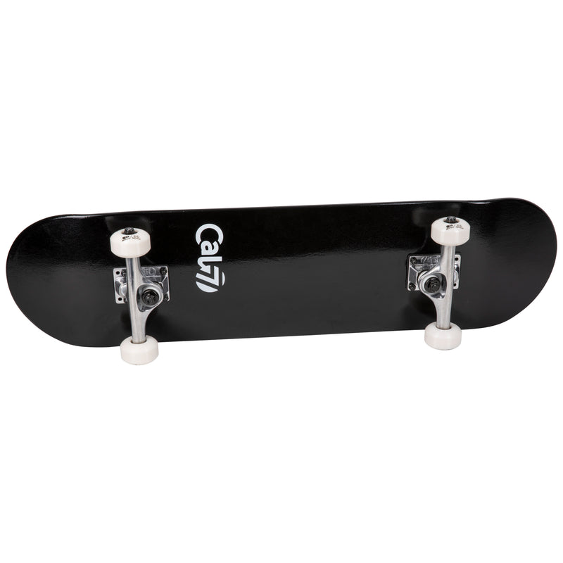  Cal 7 Yang Complete 7.5/7.75/8-Inch Skateboard with Solid Black Deck and Cal 7 Logo