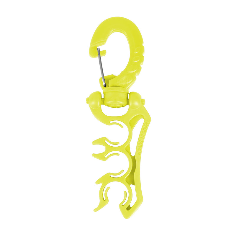 Scuba Hose Holder with Swivel Gate Clip