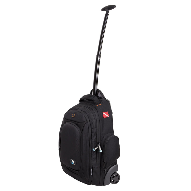 IST Jet Carry On Rolling Backpack with Cushioned Laptop Pocket