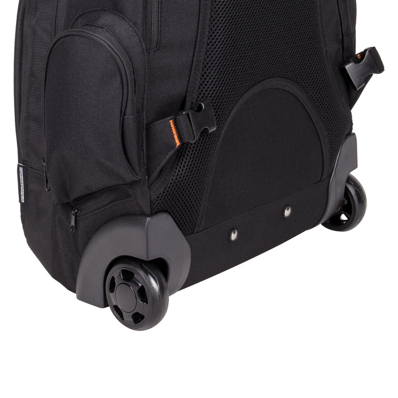 IST Jet Carry On Rolling Backpack with Cushioned Laptop Pocket
