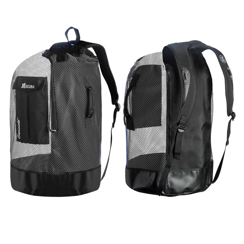 XS SCUBA Seaside Elite Polyester Mesh Bag with Tarpaulin Panel