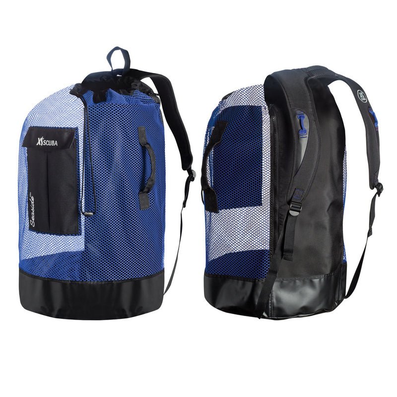 XS SCUBA Seaside Elite Polyester Mesh Bag with Tarpaulin Panel