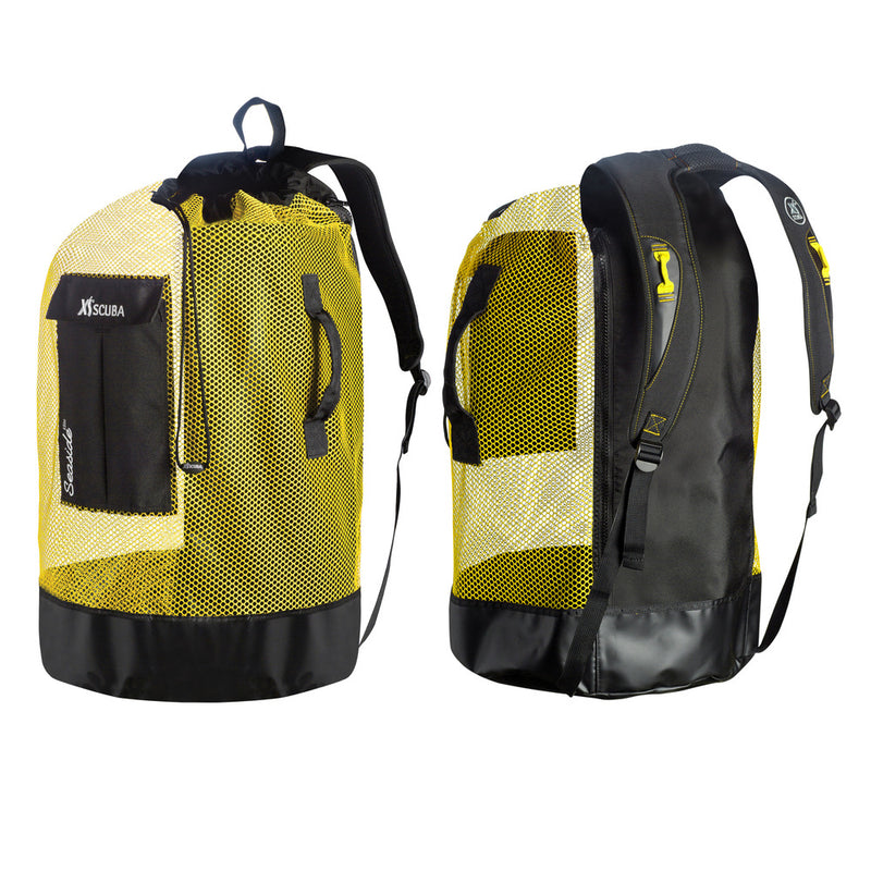 XS SCUBA Seaside Elite Polyester Mesh Bag with Tarpaulin Panel