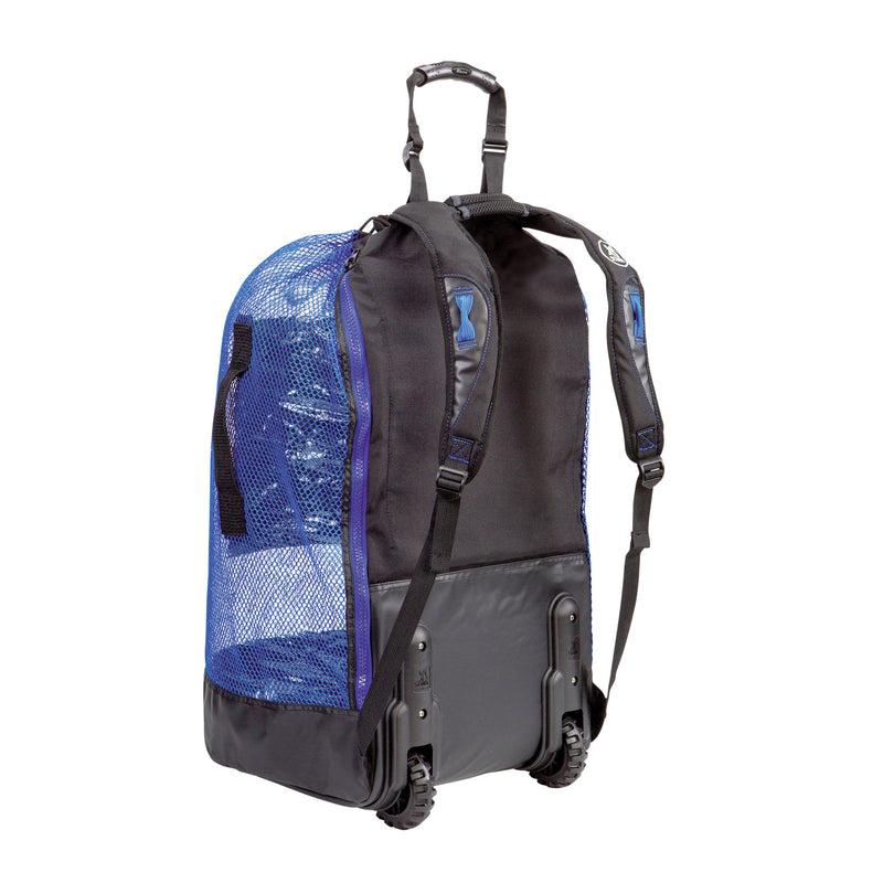 XS SCUBA Seaside Roller Backpack Mesh Bag with Modular Wheels