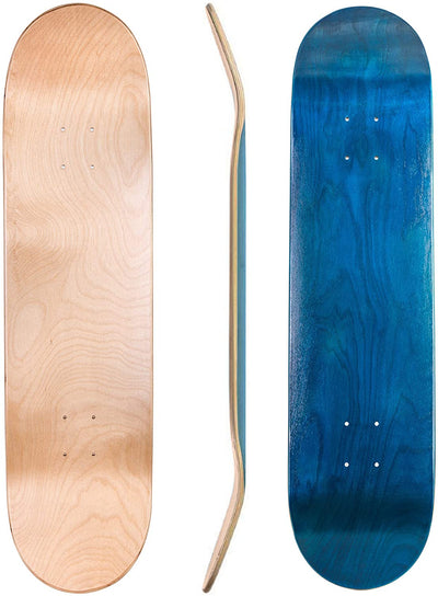 Blank Maple Skateboard Deck | 7.75", 8.0", 8.25", 8.50"