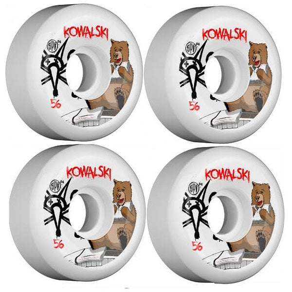 BONES SPF PRO KOWALSKI BEAR 56X32 P5 SKATEBOARD WHEEL 4PK