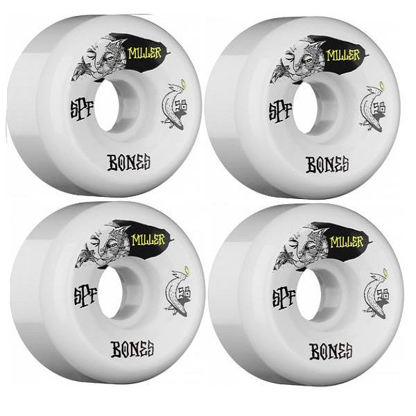 BONES SPF PRO MILLER GUILTY CAT 58X33 P5 SKATEBOARD WHEEL 84B 4PK