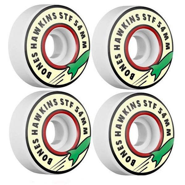 BONES WHEELS STF PRO HAWKINS ROCKET SKATEBOARD WHEEL V1 54MM 103A 4PK