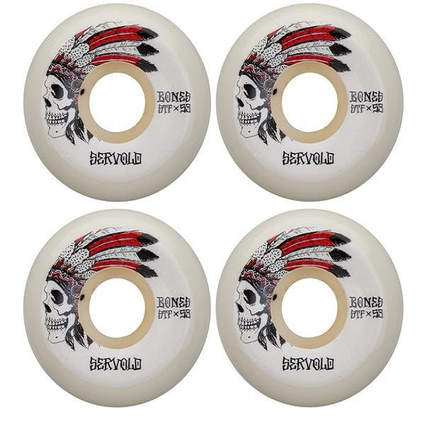 Bones STF 53mm Servold Spirit V5 Skateboard Wheels