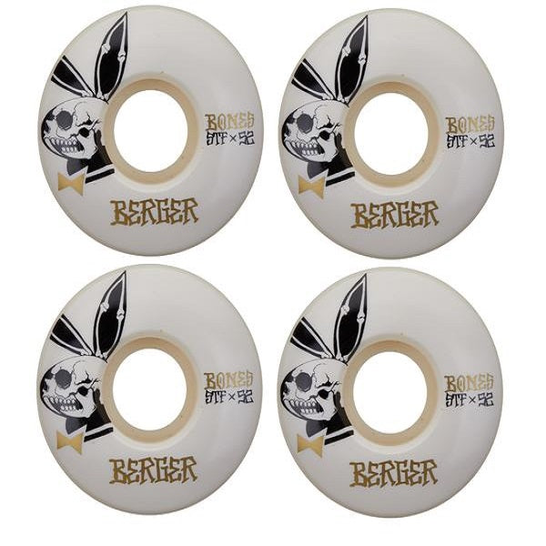 Bones STF 52mm Berger Playbones V3 Skateboard Wheels