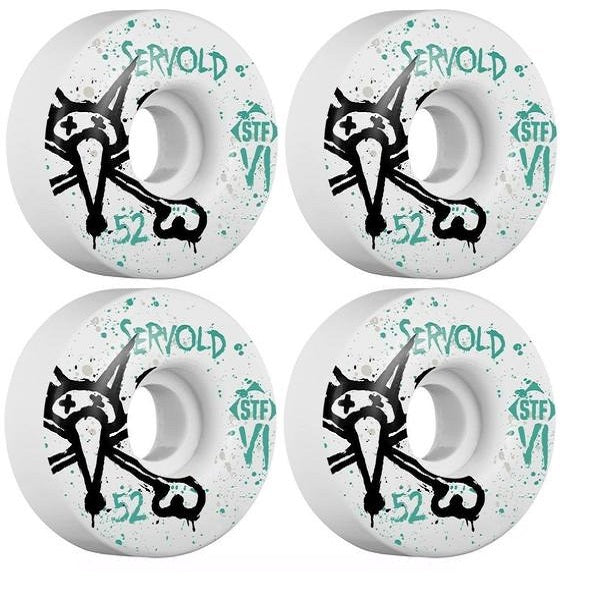 Bones STF Servold Vato 52mm V1 Skateboard Wheels 4PK