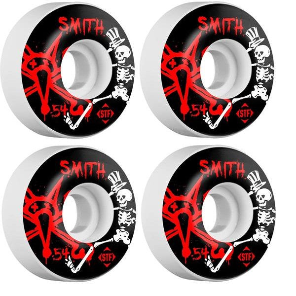 Bones STF 54mm V1 Smith Social Skateboard Wheels 4PK