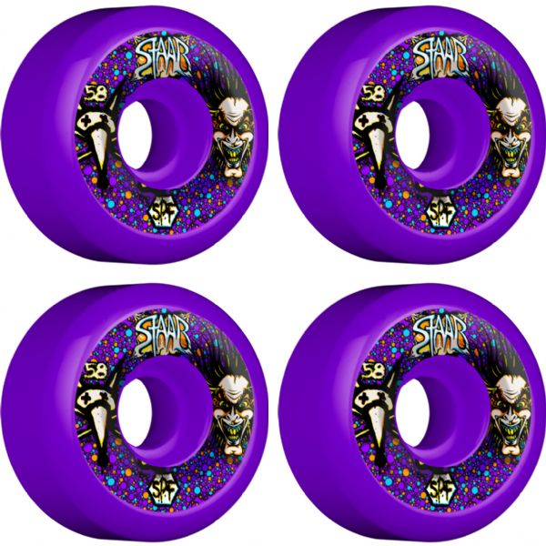 Bones SPF 58mm Staab Scientist Skateboard Wheels 4PK