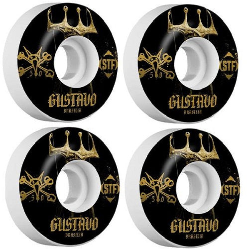 Bones 50mm STF Gustavo Brasilia Skateboard Wheels 4pk