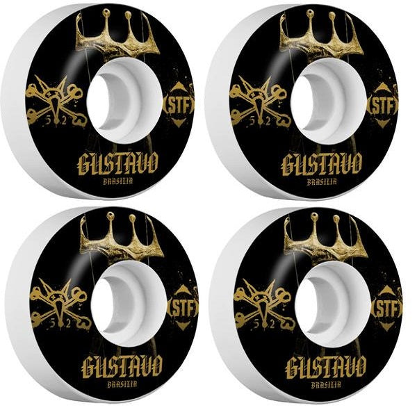 Bones STF 52mm Gustavo Brasilia Skateboard Wheels 4pk