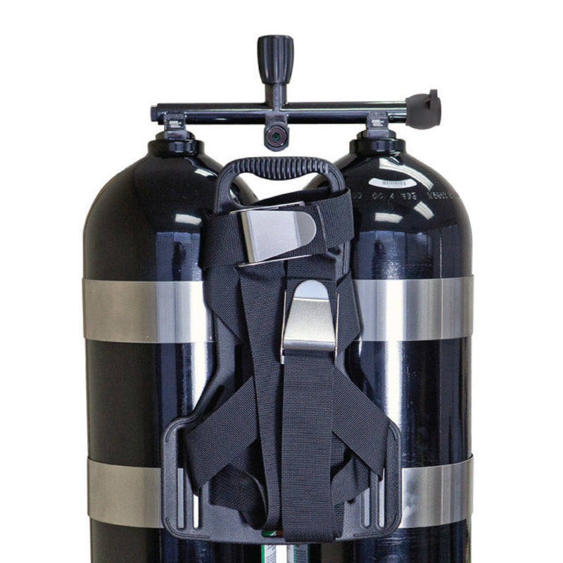 XS SCUBA Deluxe Twin Cylinder Backpack With Harness 7.75 Inch