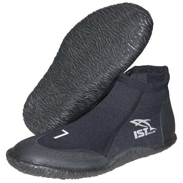 IST Durable Rental 3mm Warm Water Booties with Vulcanized Rubber Sole