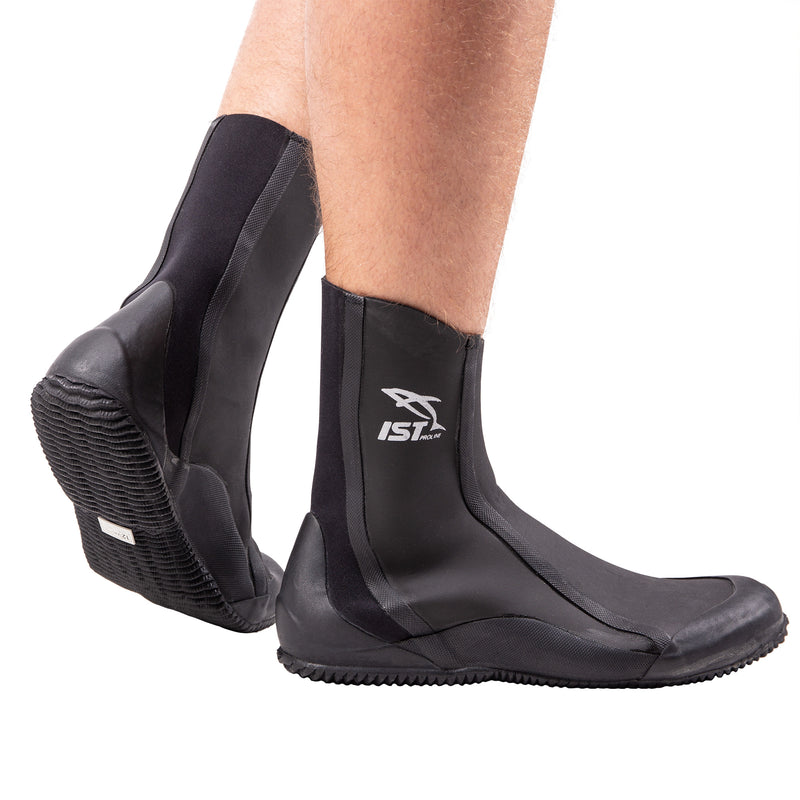 IST 3mm Nylon II Diving Boots with Vulcanized Rubber Sole