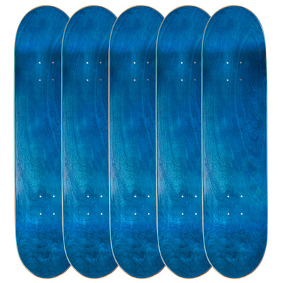 Pack of 5 Blank Skateboard Decks | 7.75, 8.0, 8.25, 8.5