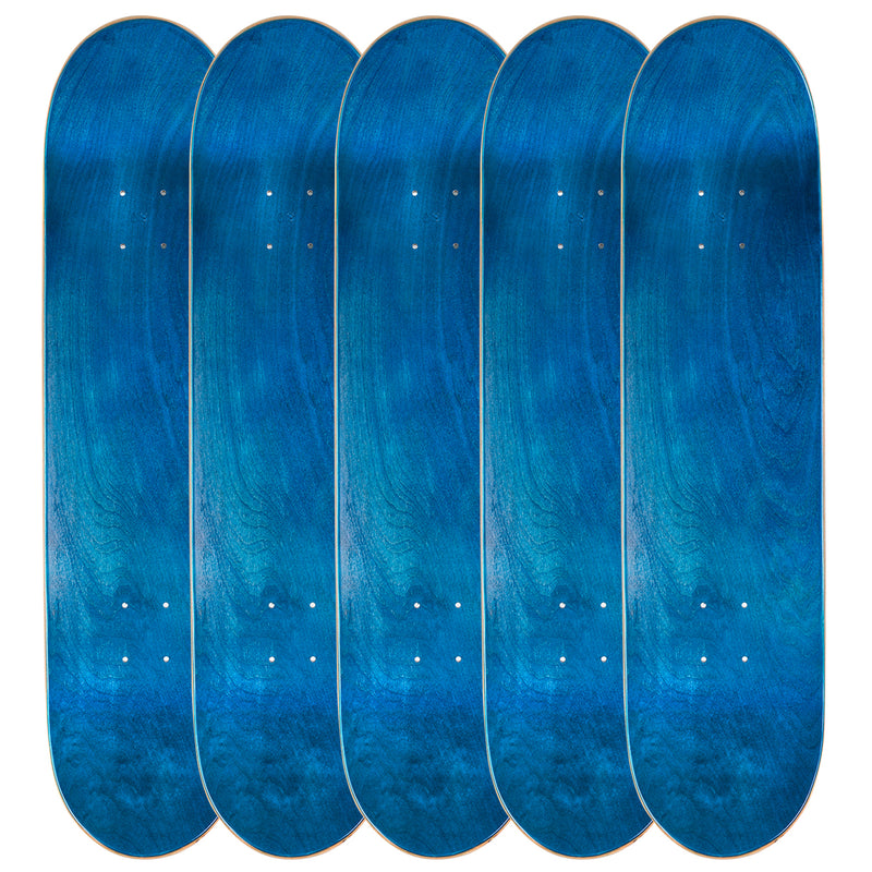 Pack of 5 Blank Skateboard Decks | 7.75, 8.0, 8.25, 8.5