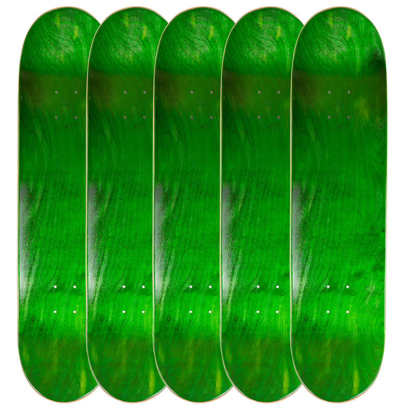 Pack of 5 Blank Skateboard Decks | 7.75, 8.0, 8.25, 8.5