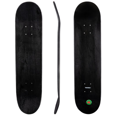 Blank Turbo 7.5” Canadian Maple Deck | Black