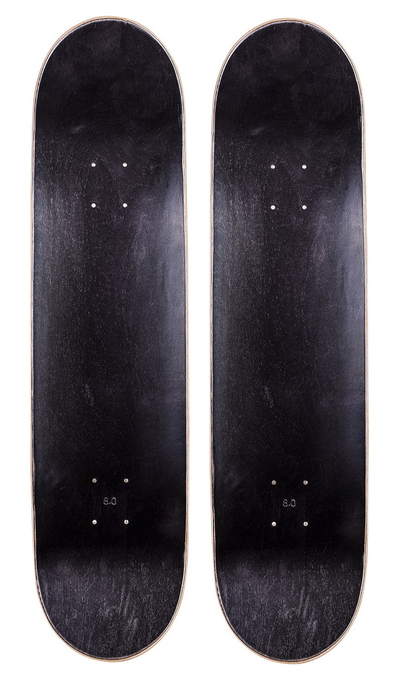 Pack of 2 Blank Skateboard Decks | 7.75, 8.0, 8.25, 8.5