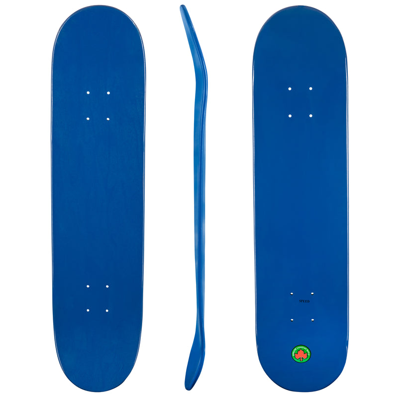 Blank Speed Canadian Maple Deck - Blue 