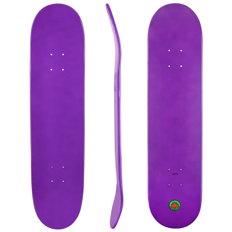 Blank Speed Canadian Maple Deck - Purple 