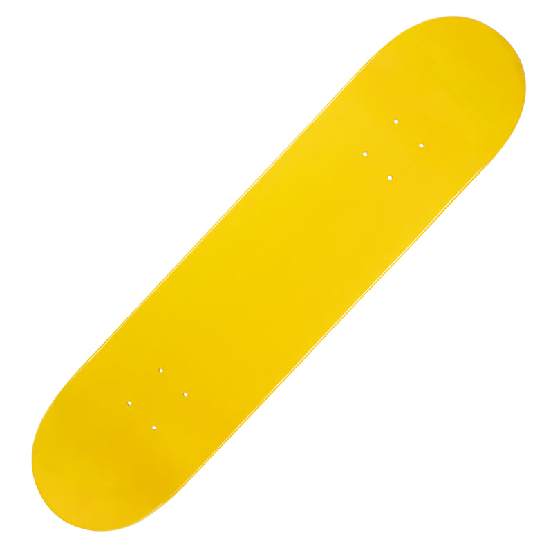 Blank Turbo 7.5” Canadian Maple Deck | Yellow