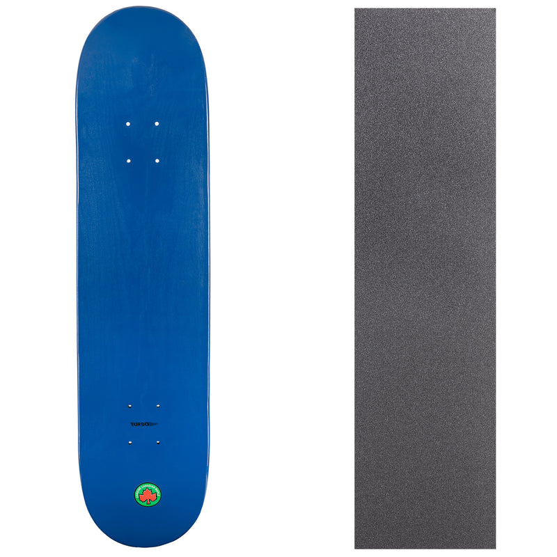 Turbo Blank Canadian Maple Deck with Griptape - Blue